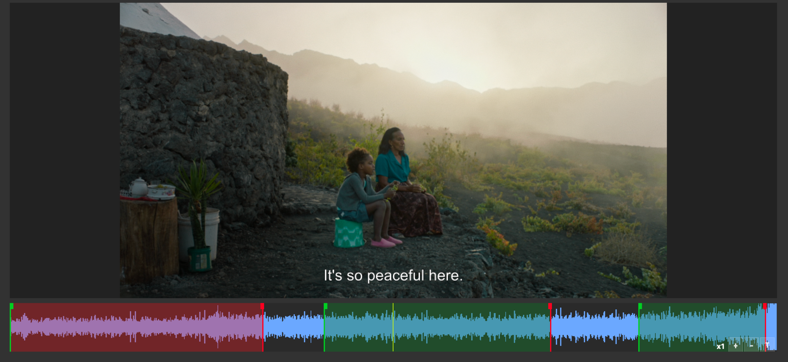Waveform preview